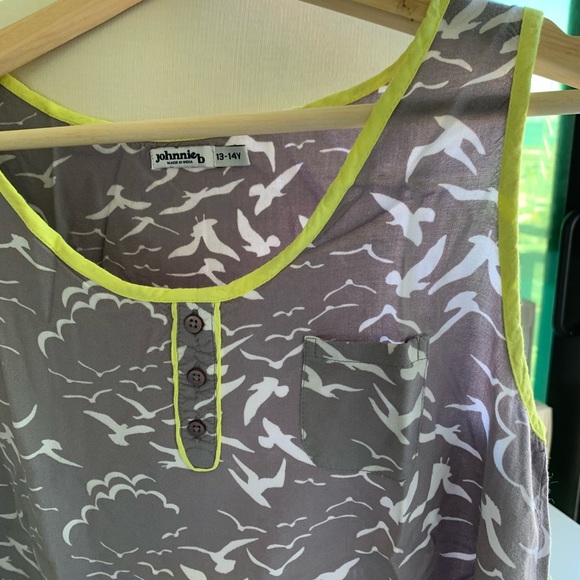 Johnnie b Boden Junior Top Viscose Tank Sz 13-14y - Picture 10 of 12